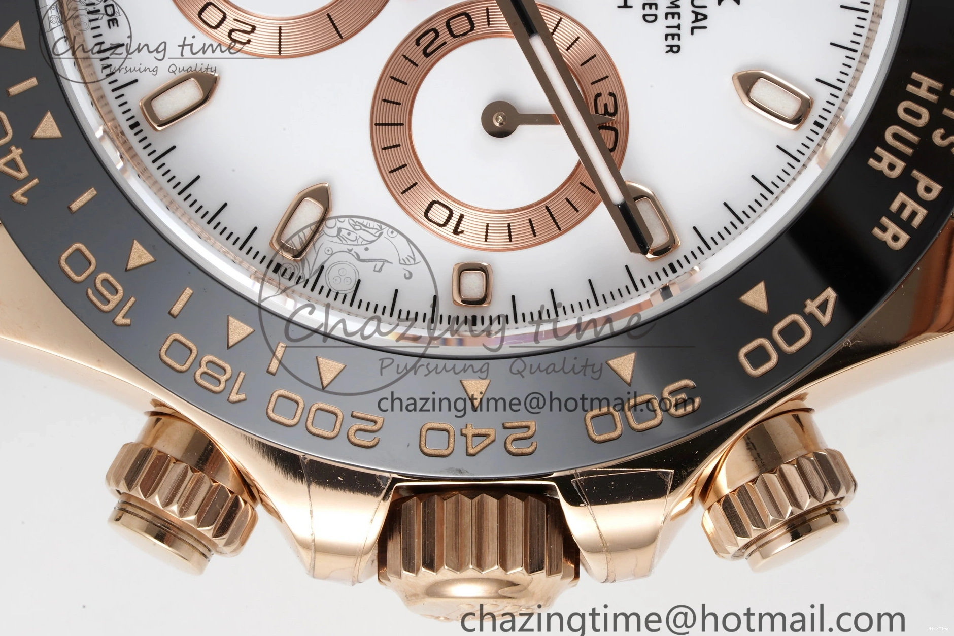 MiroTime 0115 Tailored Daytona 116515 BTF 1:1 Best Edition White Dial on Oysterflex Rubber Strap SA4130 V 2262